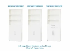 Opbouwset Prima 83,7cm - decor - wit