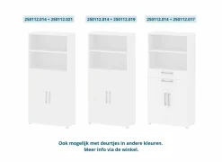 Opbouwset Prima 83,7cm - decor - wit