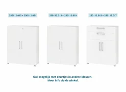 Opbouwset Prima 83,7cm - decor - wit