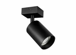 Opbouwspot GU10 - aluminium - zwart