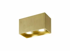 Opbouwspot met 2 spots 2x50W GU10