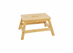 Opstapje 26x25x38,5cm - bamboe 1 trede