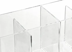 Organizer Selena 22,3x7xH9,8cm - plexiglas - transparant