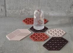 Pannenonderzetter 16x14cm - silicone - kalamata