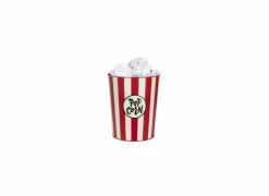 Balvi Papiermand Popcorn Ø22x26cm rood beige