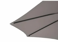 Parasol Nerissa Ø300cm taupe met beschermhoes