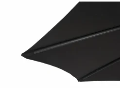Parasol Nerissa Ø350cm zwart met beschermhoes