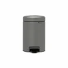 Brabantia Pedaalemmer NewIcon 3L grijs