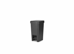 Brabantia Pedaalemmer StepUp 10L donkergrijs
