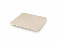 Brabantia Personenweegschaal 28x28x3cm - glas - soft beige