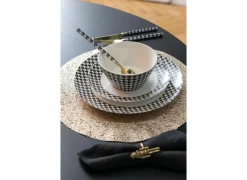 Placemat Ø38cm - kunststof - goud