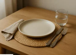 Placemat Kosher Ø37cm - jute - naturel