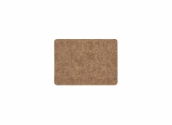 Placemat Truman 33x45cm - lederlook - walnoot