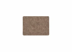 Placemat Truman  33x45cm - lederlook - koffie