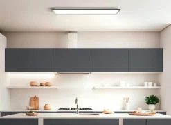 Brilliant Plafondlamp Briston 100x25x5cm - kunststof & metaal - zwart