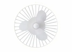 Brilliant Plafondlamp Capo met ventilator Ø48cm - kunststof & metaal - wit