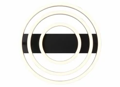 Brilliant Plafondlamp Pedley 37x38cm - kunststof & aluminium - zwart