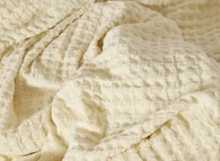 Plaid Biarritz 150x200cm - katoen - ecru