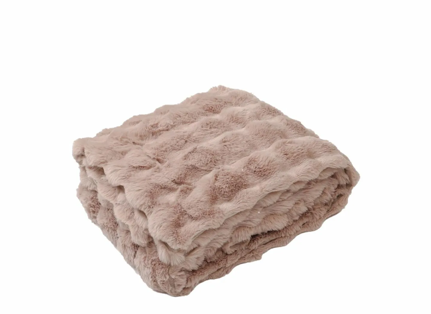 Plaid Bilbao 150x200cm - polyester - poudre