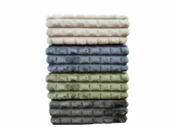 Plaid Bordeaux  150x200cm - microvezel - denim