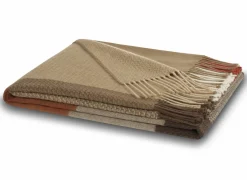 Plaid Desire Camel 130x170cm - polyester & katoen - bruin