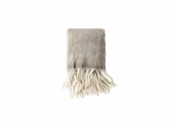 Plaid Libbe 130x170cm - acryl - grijs