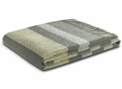 Plaid Moss Charming 150x200cm - wol & kasjmier - grijs