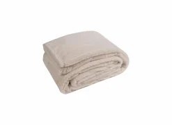 Plaid Oxford 150x200cm - polyester - beige