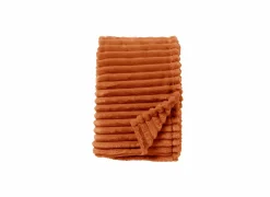 Plaid Ricky 150x200cm - polyester - oranje & rood