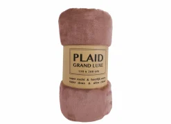 Plaid 150x200cm - microvezel - figue