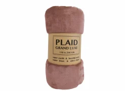 Plaid 130x160cm - microvezel - figue