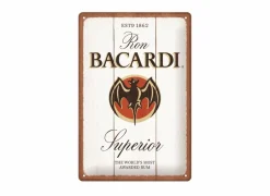 Plakkaat Bacardi 20x30cm - metaal - meerkleurig