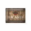 Plakkaat Bacardi 40x30cm - metaal - multicolor
