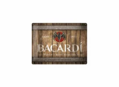 Plakkaat Bacardi 40x30cm - metaal - multicolor