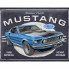 Plakkaat Ford Mustang 40x30cm - metaal - meerkleurig