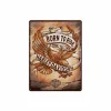 Plakkaat Harley Davidson 40x30cm - metaal - multicolor
