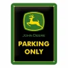 Plakkaat John Deere Parking only 15x20cm - metaal - meerkleurig
