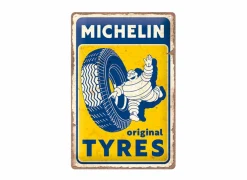 Plakkaat Michelin 20x30cm - metaal - meerkleurig