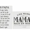 Plakkaat Papa Maman 26,5x35cm