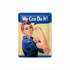 Plakkaat 15x20cm We Can Do It