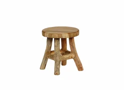 Plantenkrukje teak H17cm