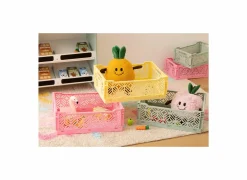 Plooibox 30x20x11,5cm - kunststof - geel