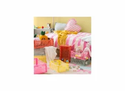 Plooibox 30x20x11,5cm - kunststof - geel