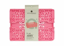 Plooibox 40x30x15cm - kunststof - roze