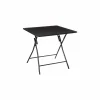 Plooitafel 80x80cm zwart
