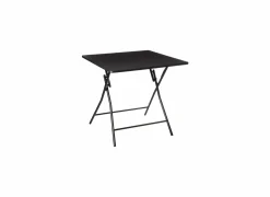 Plooitafel 80x80cm zwart