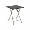 Plooitafel 60x60cm zwart