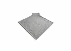 Poncho Antwerpen 80x80cm microvezel pastelgrijs