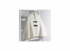 Poncho Snow 75x150cm stof ecru