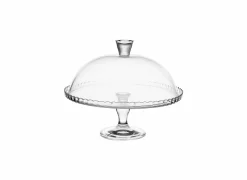 Presentatieschotel Lara Ø32cm - glas - transparant